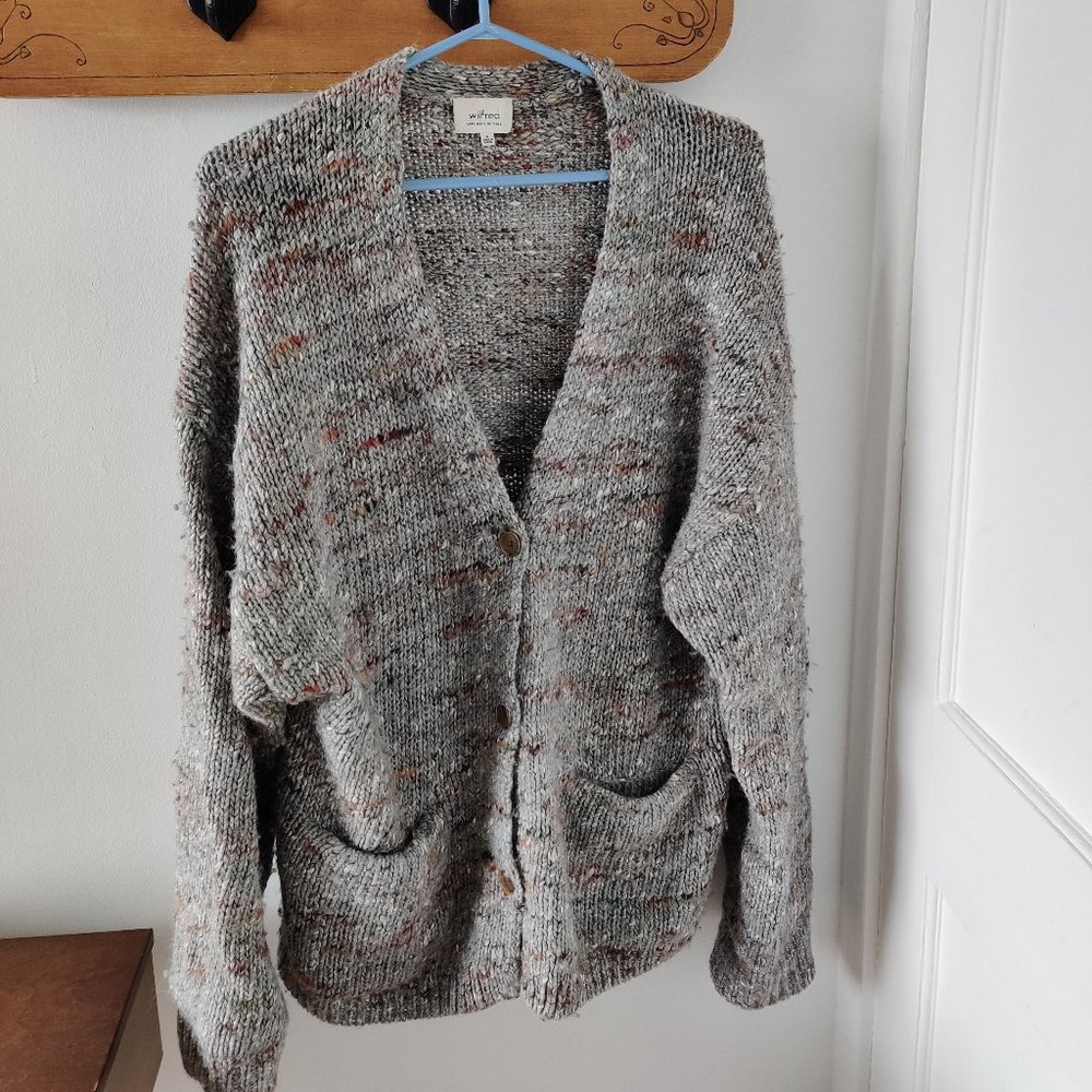 Wilfred oversized comfy wool cardigan